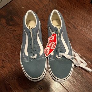 Brand new blue vans never worn